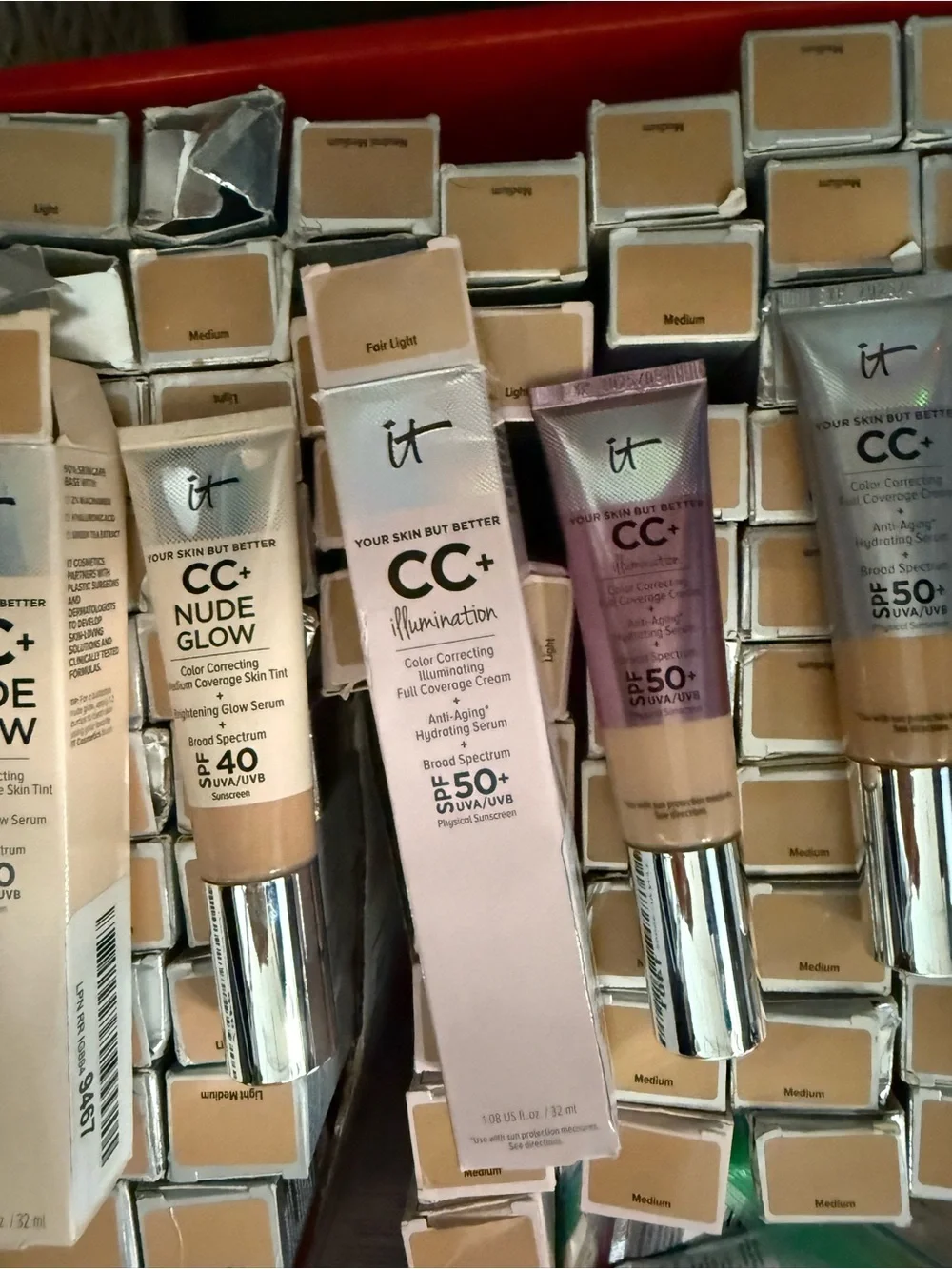 20 pieces lot IT Cosmetics CC+ Glow Correcting Serum SPF 40 mix shade reseller